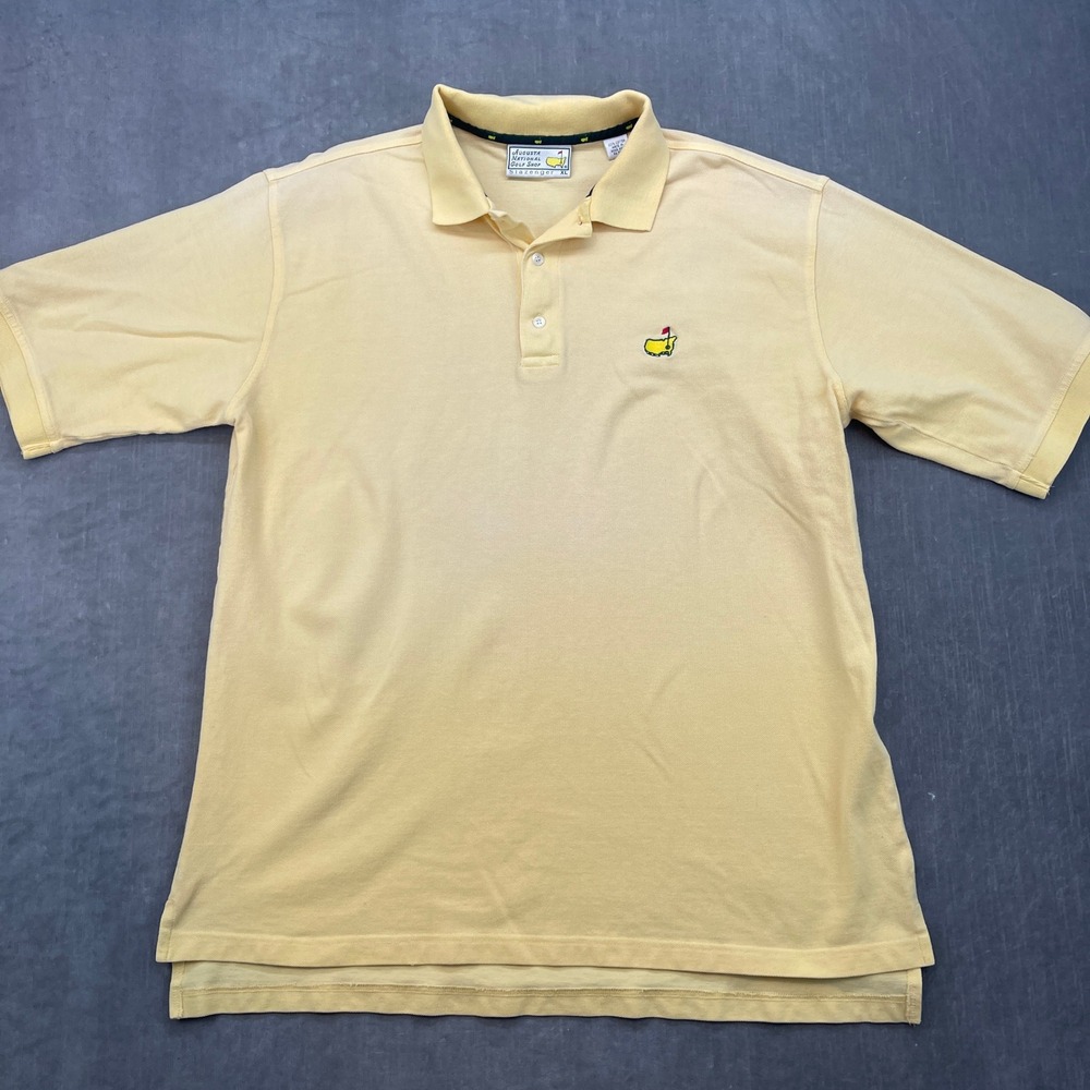 Masters Mens‎ XLYellow Augusta National Golf Shop Slazenger Polo Shirt